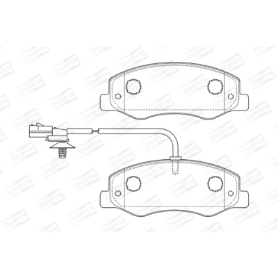 Set pastiglie freno CHAMPION 573358CH