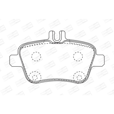 Set pastiglie freno CHAMPION 573370CH