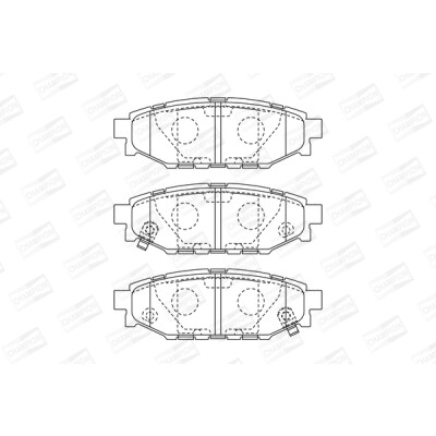 Set pastiglie freno CHAMPION 573380CH