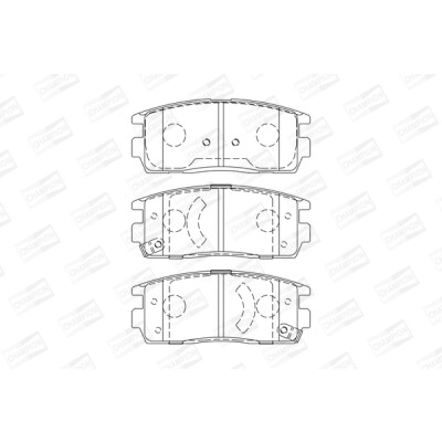 Set pastiglie freno CHAMPION 573386CH