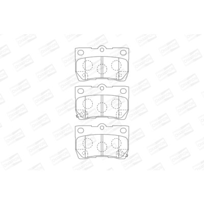 Set pastiglie freno CHAMPION 573393CH