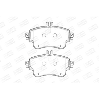 Set pastiglie freno CHAMPION 573402CH
