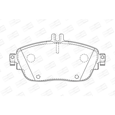 Kit pastiglie freno, Freno a disco CHAMPION 573403CH