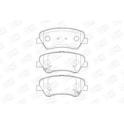 Set pastiglie freno CHAMPION 573406CH