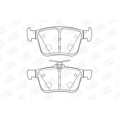 Set pastiglie freno CHAMPION 573409CH