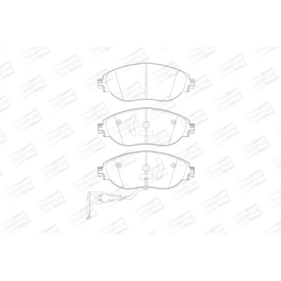Kit pastiglie freno, Freno a disco CHAMPION 573418CH