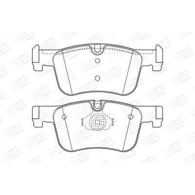 Set pastiglie freno CHAMPION 573419CH