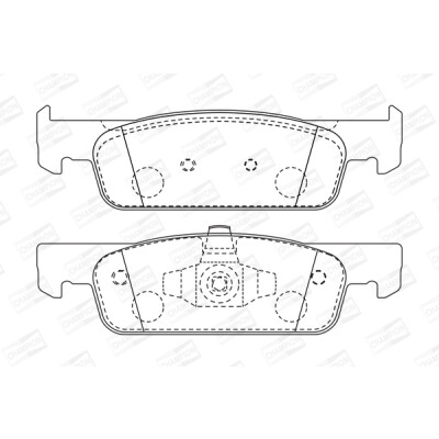 Set pastiglie freno CHAMPION 573422CH