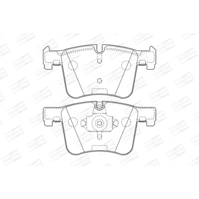 Set pastiglie freno CHAMPION 573432CH