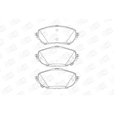 Set pastiglie freno CHAMPION 573440CH