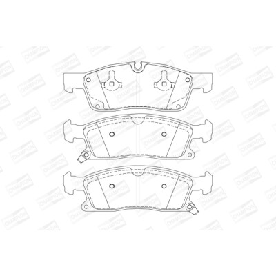 Set pastiglie freno CHAMPION 573459CH