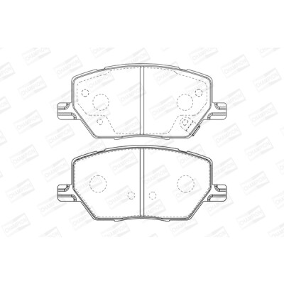 Set pastiglie freno CHAMPION 573610CH