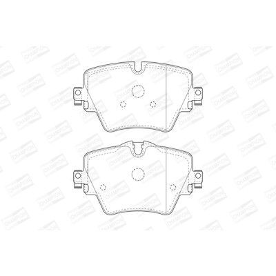 Set pastiglie freno CHAMPION 573612CH