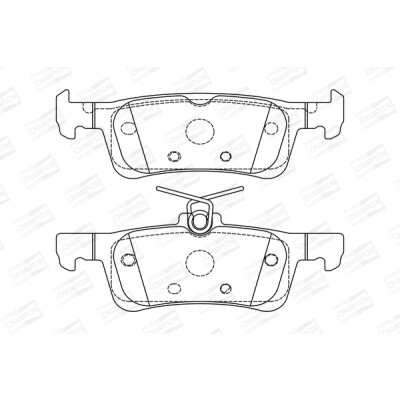 Set pastiglie freno CHAMPION 573613CH