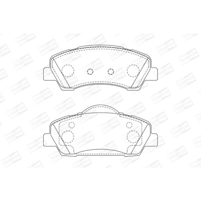 Set pastiglie freno CHAMPION 573630CH