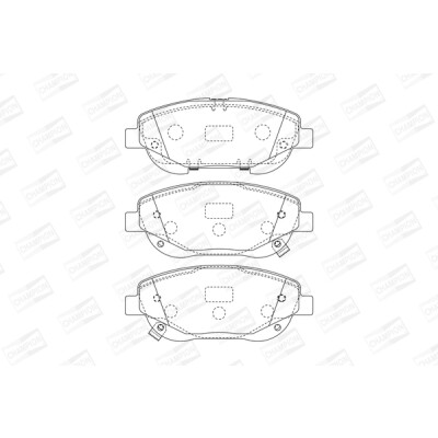 Set pastiglie freno CHAMPION 573631CH