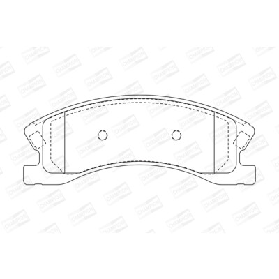 Set pastiglie freno CHAMPION 573636CH