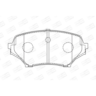 Set pastiglie freno CHAMPION 573639CH