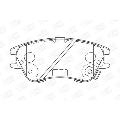 Set pastiglie freno CHAMPION 573642CH