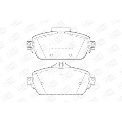 Set pastiglie freno CHAMPION 573671CH