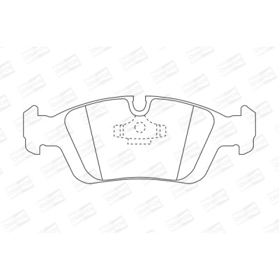 Set pastiglie freno CHAMPION 573710CH