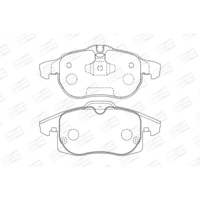 Set pastiglie freno CHAMPION 573723CH