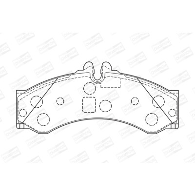 Set pastiglie freno CHAMPION 573731CH