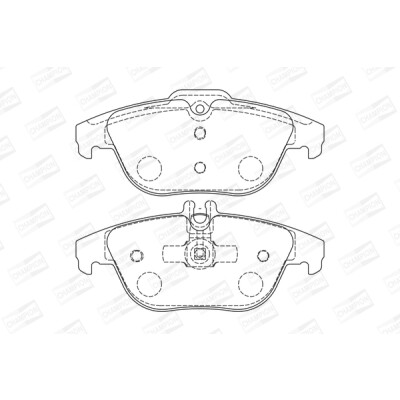 Set pastiglie freno CHAMPION 573735CH