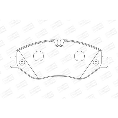 Set pastiglie freno CHAMPION 573739CH