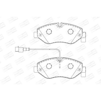 Set pastiglie freno CHAMPION 573743CH