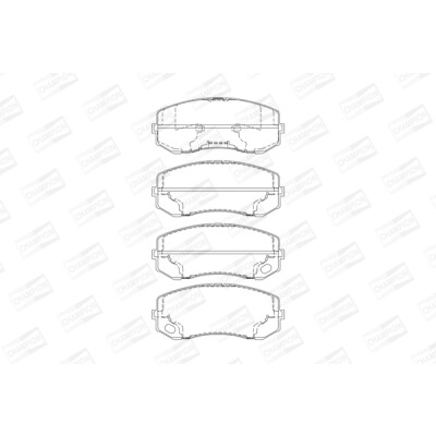 Kit pastiglie freno, Freno a disco CHAMPION 573752CH