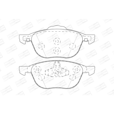 Set pastiglie freno CHAMPION 573753CH