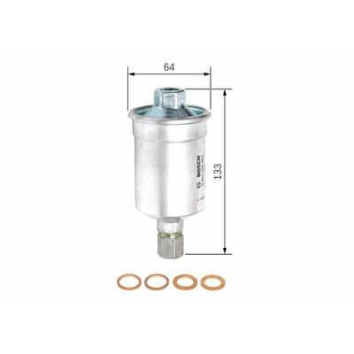 Filtro carburante BOSCH 0 450 905 005