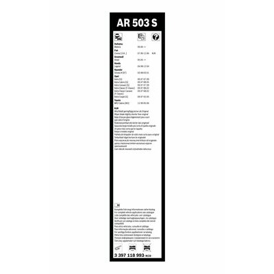 Aerotwin Retrofit BOSCH 3 397 118 993