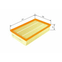 Filtro aria BOSCH F 026 400 033