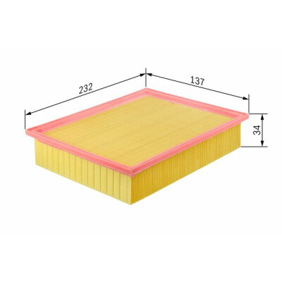Filtro aria BOSCH F 026 400 101