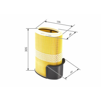 Filtro aria BOSCH F 026 400 131