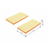 Filtro aria BOSCH F 026 400 152