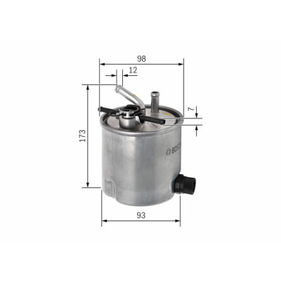 Filtro carburante BOSCH F 026 402 059