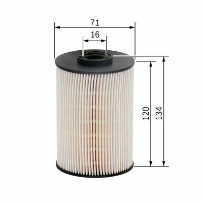 Filtro carburante BOSCH F 026 402 101