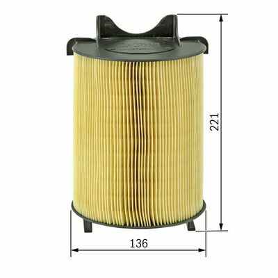 Filtro aria BOSCH 1 457 433 576