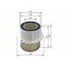 Filtro aria BOSCH 1 457 433 646