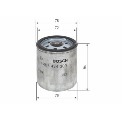 Filtro carburante BOSCH 1 457 434 300