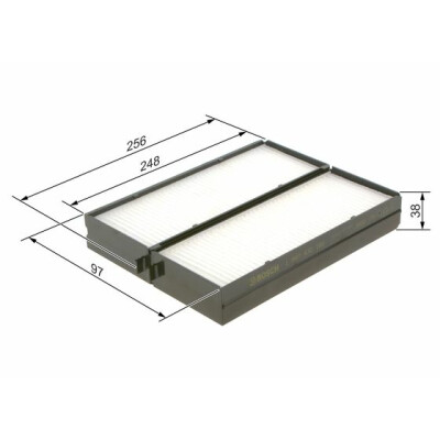 Filtro aria abitacolo BOSCH 1 987 432 160