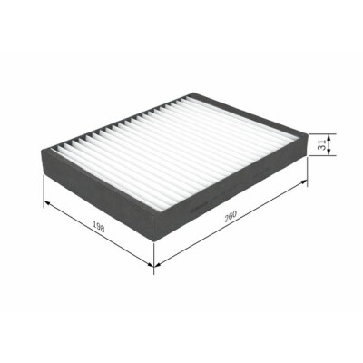 Filtro aria abitacolo BOSCH 1 987 432 221