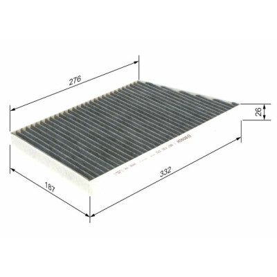 Filtro aria abitacolo BOSCH 1 987 432 370