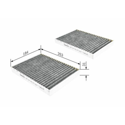 Filtro aria abitacolo BOSCH 1 987 432 438
