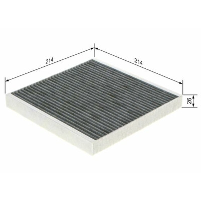 Filtro aria abitacolo BOSCH 1 987 432 499