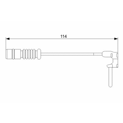Contatto di segnalazione usura freni BOSCH 1 987 473 011