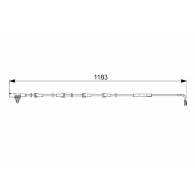 Contatto di segnalazione usura freni BOSCH 1 987 473 031
